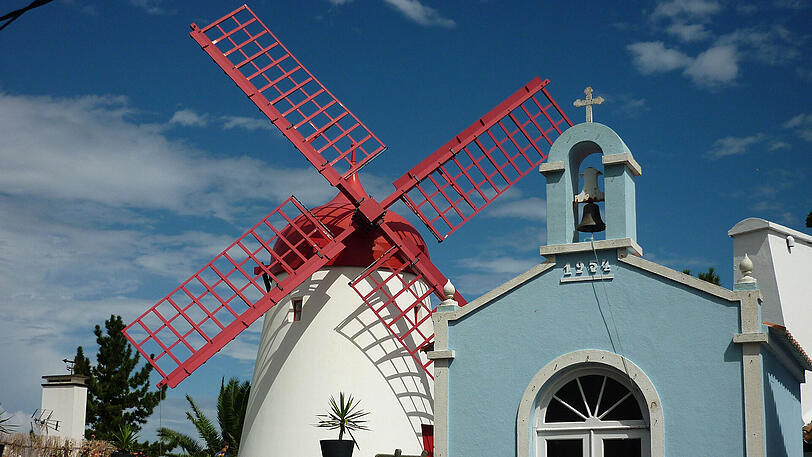 Windmühle auf Sao Miguel.