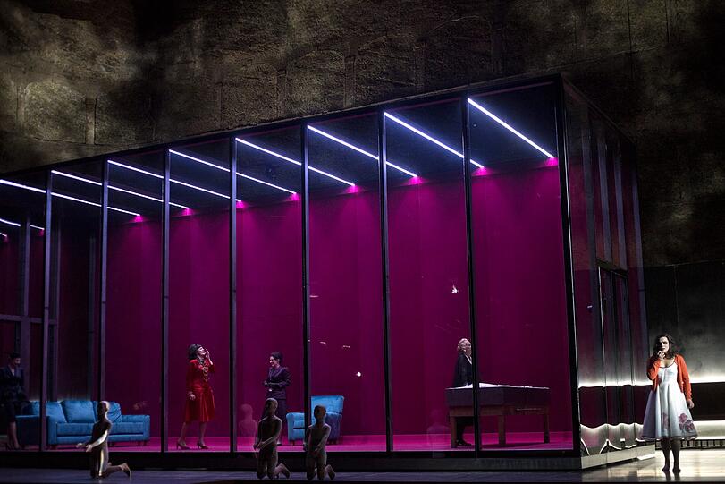 "Elektra" von Richard Strauss in der Salzburger Felsenreitschule.