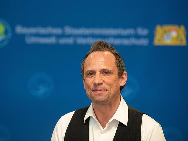 Der Bayerische Umweltminister Thorsten Glauber (Freie Wähler). Foto: Nicolas Armer/Archivbild