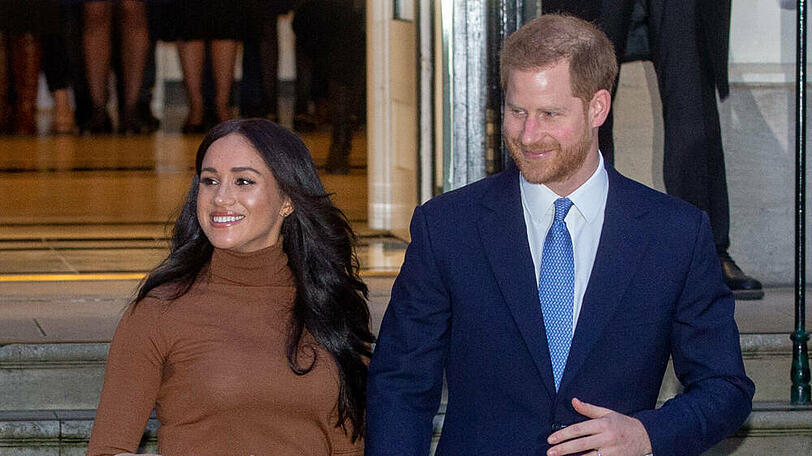 Meghan und Harry zu Beginn des Jahres in London