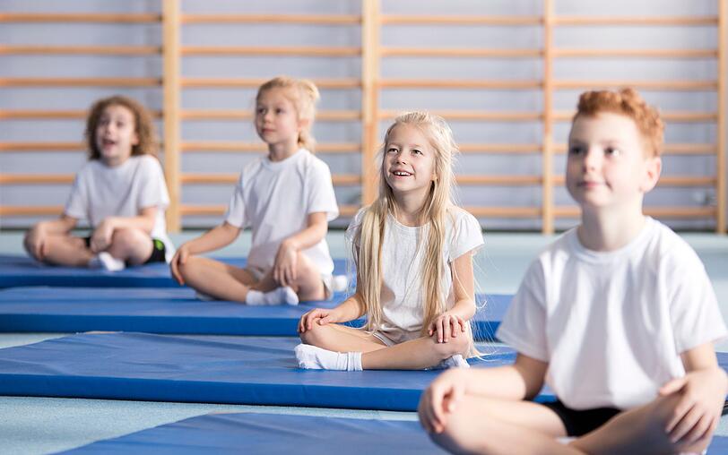 Wie sieht eine gute Kinderyogastunde aus? Besonders toll funktioniert sie, wenn sie die &Uuml;bungen in eine Geschichte einbettet. So k&ouml;nnen die Kinder zum Beispiel auf eine Abenteuerreise in den Dschungel geschickt werden und dort Tiere nachspielen. Im Gegensatz zum Erwachsenen-Yoga kann es beim Kinderyoga durchaus laut werden - in der Tierwelt ist nun mal lautes Br&uuml;llen, Bellen oder Miauen zu h&ouml;ren.
