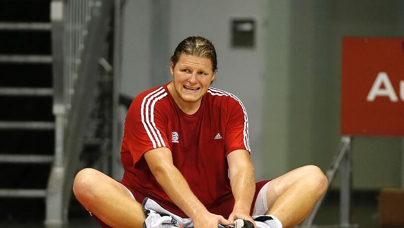 Kann sicher noch das eine oder andere Kilo verlieren: John Bryant. Kann sicher noch das eine oder andere Kilo verlieren: John Bryant.
