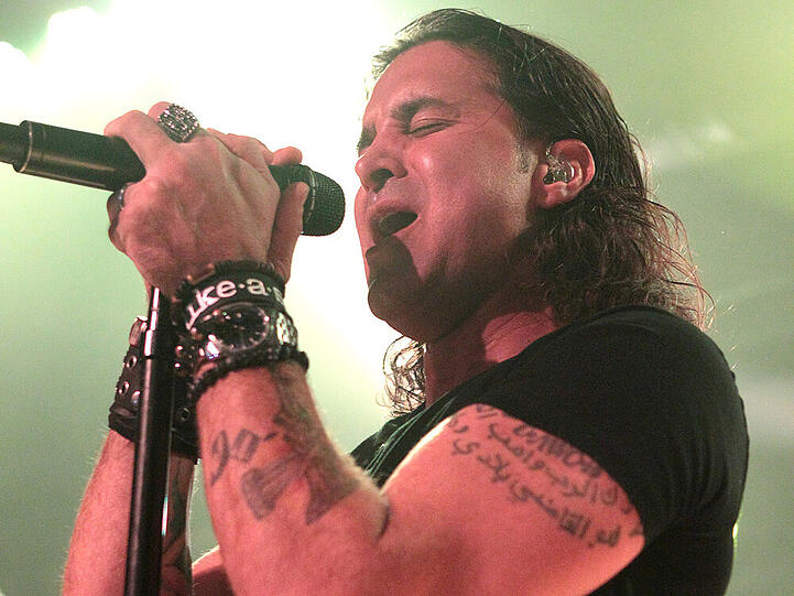 Scott Stapp bei einem Auftritt im April 2014