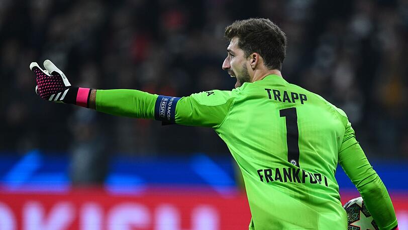 Frankfurts Torhüter Kevin Trapp hofft noch auf den Nummer-1-Status im Tor der deutschen Nationalmannschaft.