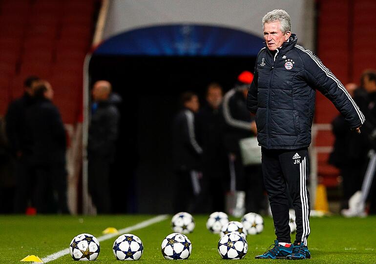 Coach Jupp Heynckes beim Abschlusstraining.