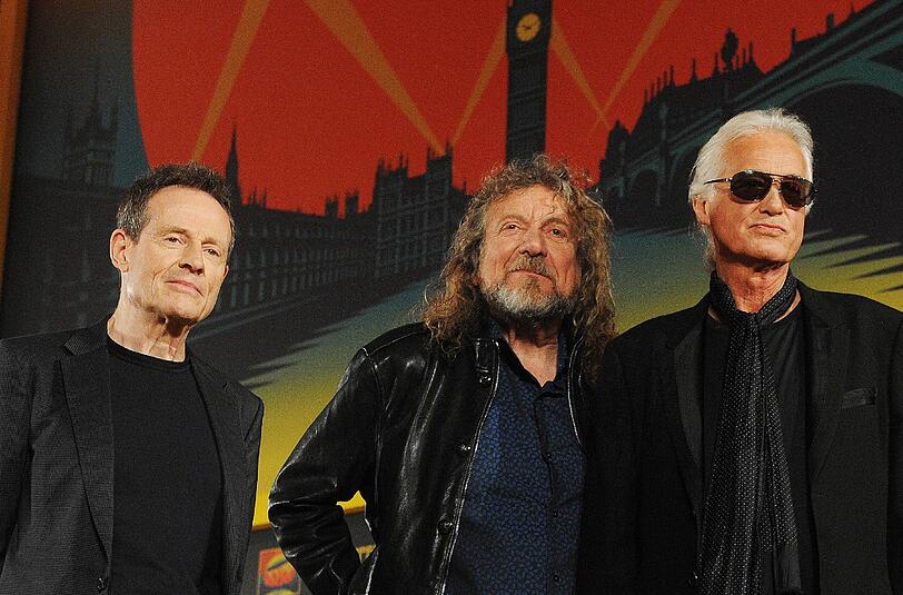 John Paul Jones, Robert Plant und Jimmy Page von Led Zeppelin