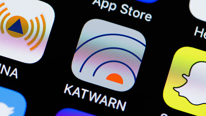 In München wird um elf auch die "KatWarn-App getestet. In München wird um elf auch die "KatWarn-App getestet.