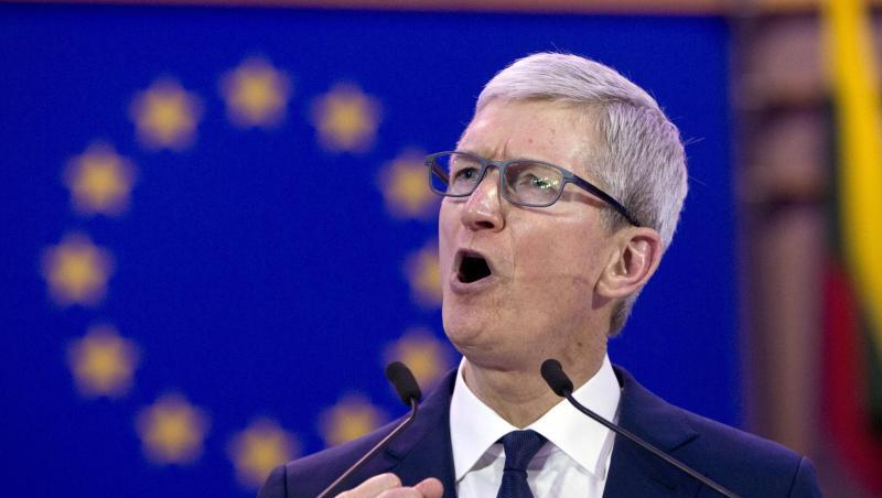 Apple-Chef Tim Cook spricht auf der 40. Internationalen Konferenz der Datenschutzbeauftragten im Europäischen Parlament. Apple-Chef Tim Cook spricht auf der 40. Internationalen Konferenz der Datenschutzbeauftragten im Europäischen Parlament.