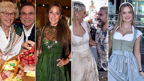 Auf dem Oktoberfest geben die Münchner Promis beim Endspurt nochmal richtig Vollgas