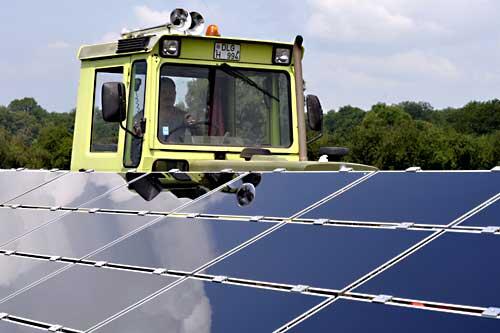Solarparks wie dieser sollen München mit Ökostrom versorgen