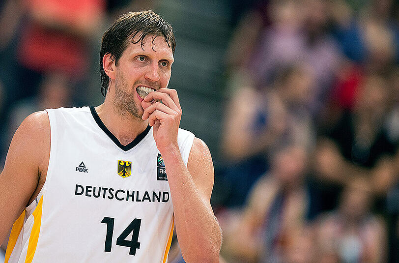 NBA-Superstar Dirk Nowitzki bei der Basketball-EM: So können Sie die deutsche Mannschaft live sehen.