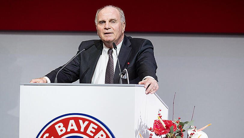 Der Wert des FC Bayern bewege sich "irgendwo zwischen einer und zwei Milliarden Euro": Bayern-Präsident Uli Hoeneß.