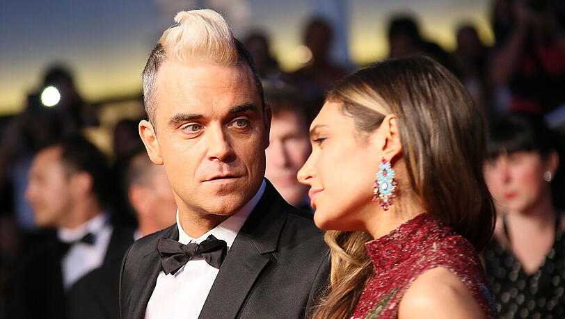 Robbie Williams und seine Ehefrau Ayda Field vor der Corona-Krise Robbie Williams und seine Ehefrau Ayda Field vor der Corona-Krise