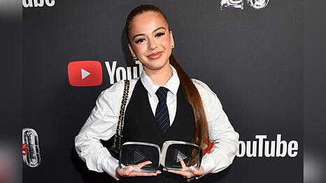 Zah1de bei den YouTube Music Awards 2025 in Berlin.