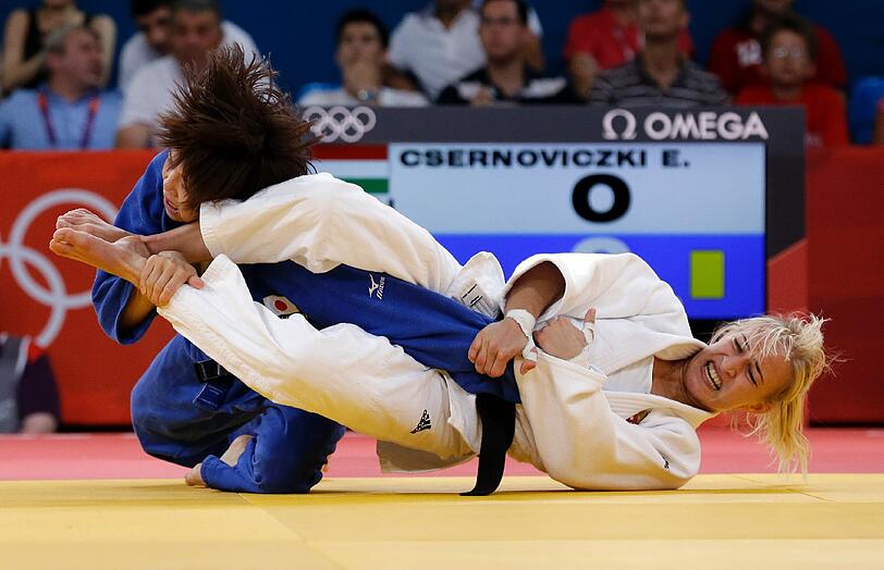 Holte sich noch Bronze, nachdem sie zuvor das Bewusstsein verloren hatte: Eva Csernoviczki