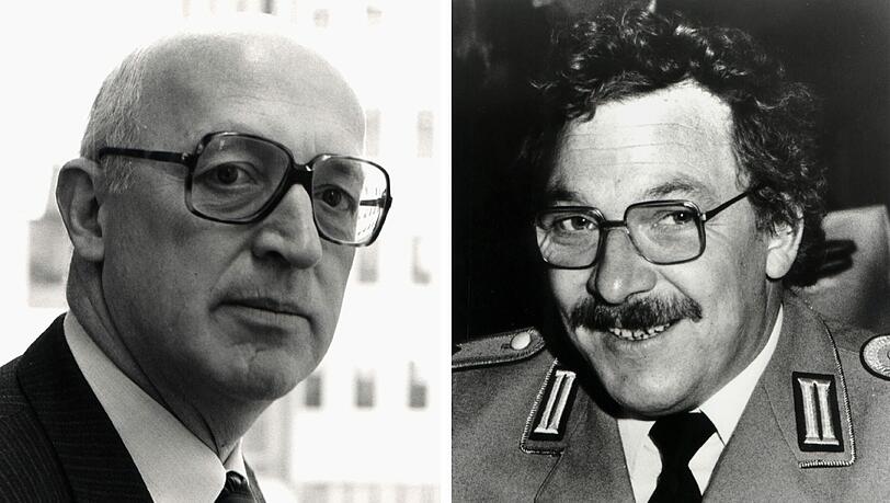 Der Siemens-Manager Karl Heinz Beckurts (l) und sein Fahrer Eckhard Groppler (undatierte Archivbilder, Kombo) wurden am 9. Juli 1986 durch ein Sprengstoff-Attentat der Roten Armee Fraktion (RAF) in München getötet. Der Siemens-Manager Karl Heinz Beckurts (l) und sein Fahrer Eckhard Groppler (undatierte Archivbilder, Kombo) wurden am 9. Juli 1986 durch ein Sprengstoff-Attentat der Roten Armee Fraktion (RAF) in München getötet.
