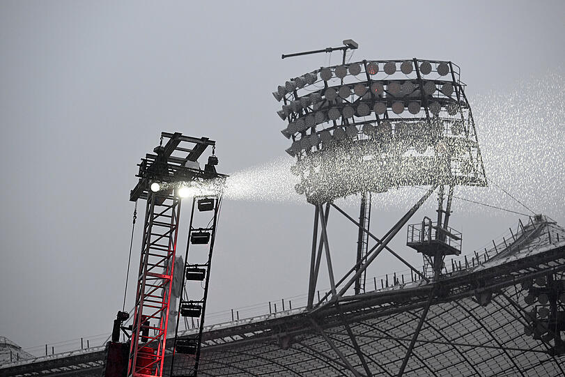 Bei Andreas Gabaliers Konzert im Olympiastadion regnete es in Strömen.