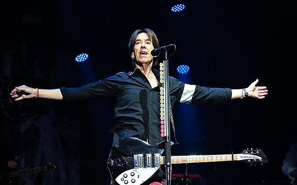Roxette-Mastermind Per Gessle genoss das Konzert in München sichtlich. Roxette-Mastermind Per Gessle genoss das Konzert in München sichtlich.