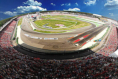 Das Motodrom in Hockenheim.