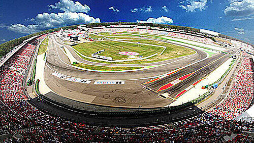 Das Motodrom in Hockenheim. Das Motodrom in Hockenheim.