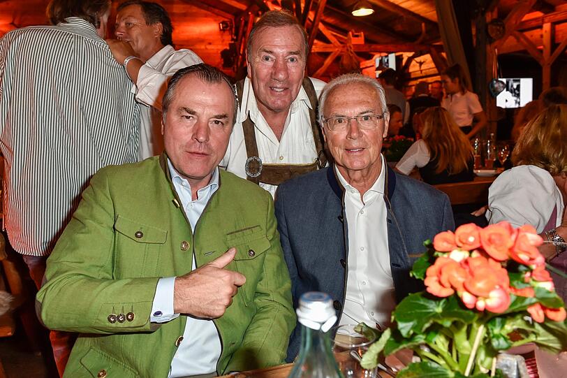 Clemens Tönnies, Frank Fleschenberg und Franz Beckenbauer