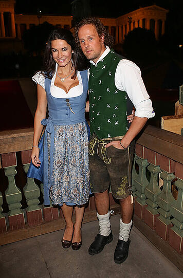 Schauspielerin Mariella Ahrens mit Marc-Sebastian Esser