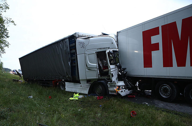 Auf der A6 bei Nürnberg hat es erneut einen tödlichen Lkw-Unfall gegeben. Die Bilder.