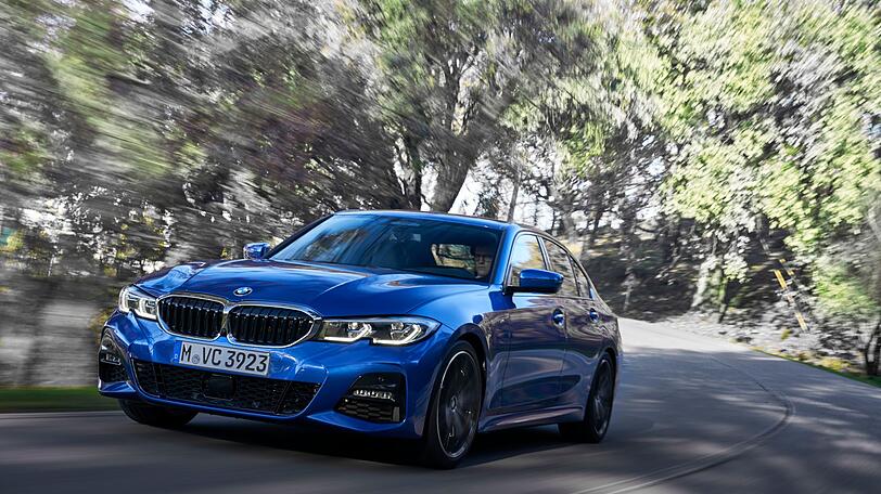 Die jüngste Evolutionsstufe: der neue 3er BMW der siebten Generation in Aktion.