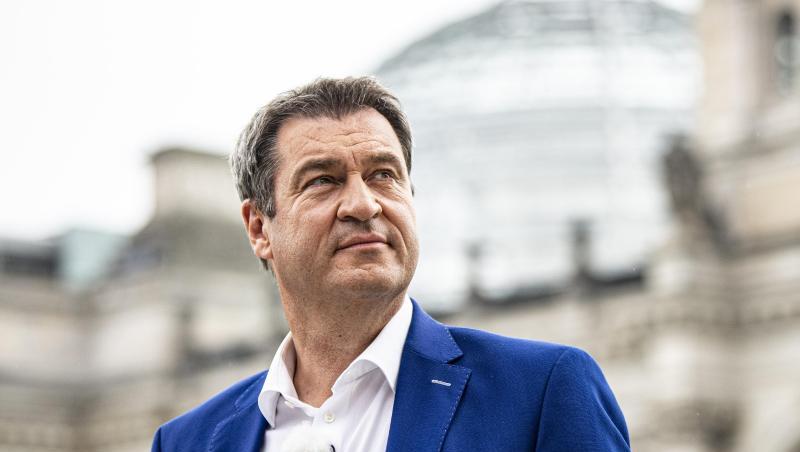 Markus Söder (CSU) steht vor dem Reichstag. Foto: Fabian Sommer/dpa/Archivbild Markus Söder (CSU) steht vor dem Reichstag. Foto: Fabian Sommer/dpa/Archivbild