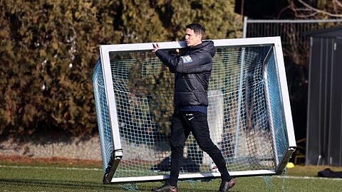 Schwere Tore, schwere Gegner: Trainer Patrick Glöckner und seine Löwen haben in den nächsten Wochen"nichts zu verlieren".