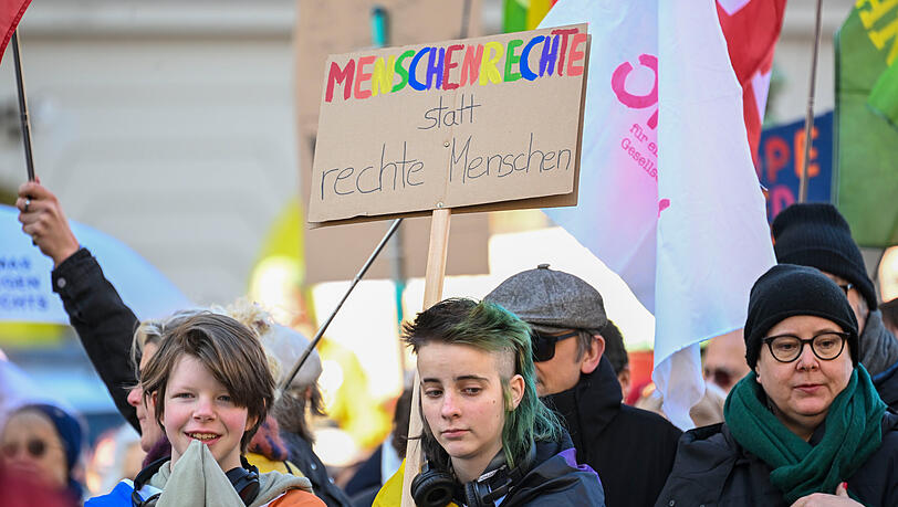Die Schilder waren wieder sehr kreativ.