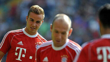 Mit Mario Götze in der Startformation: Die Bayern empfangen den 1. FC Nürnberg in der Allianz Arena. Mit Mario Götze in der Startformation: Die Bayern empfangen den 1. FC Nürnberg in der Allianz Arena.
