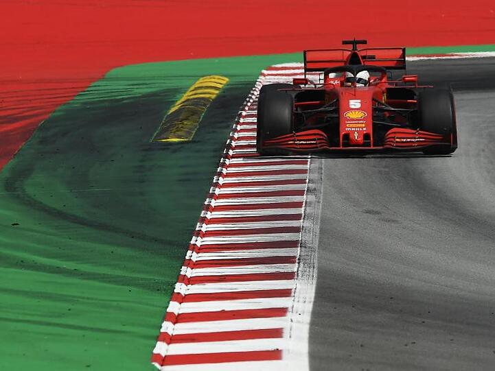 Sebastian Vettel belegte den siebten Platz.