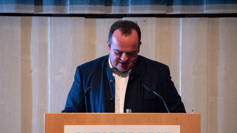 Clemens Baumgärtner (CSU), Wiesnchef, spricht bei der Pressekonferenz zum Oktoberfest 2019. Foto: Lino Mirgeler/dpa/Archivbild Clemens Baumgärtner (CSU), Wiesnchef, spricht bei der Pressekonferenz zum Oktoberfest 2019. Foto: Lino Mirgeler/dpa/Archivbild