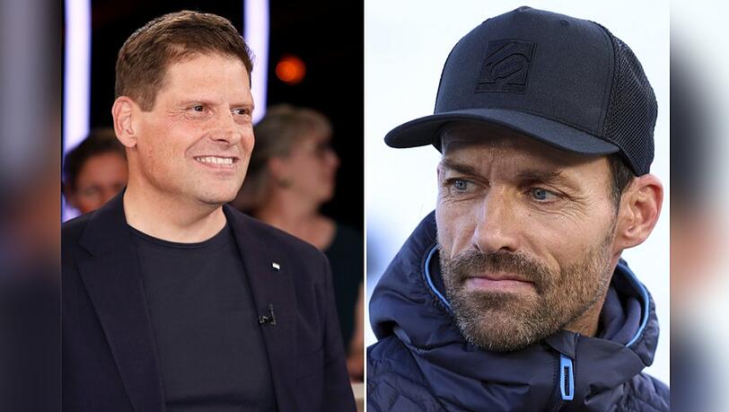 Treffen bei "Schlag den Star" aufeinander: Jan Ullrich (l.) und Sven Hannawald.