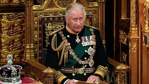 König Charles III. trat bei der Weihnachtsansprache die Nachfolge seiner Mutter an.