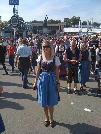 Doris mag mit der Bewerbung ihren Freund lächeln lassen