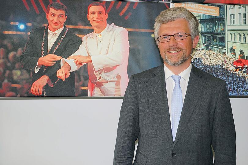 Der ukrainische Botschafter Andrij Melnyk zu Gast in der AZ-Redaktion.