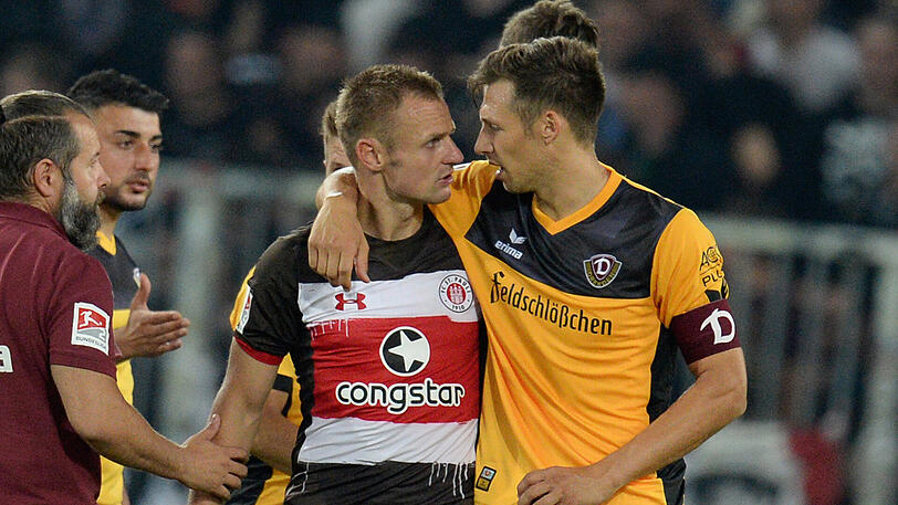 Kein Sieger im Spiel zwischen dem FC St. Pauli und Dynamo Dresden: Das Spiel endete 2:2.
