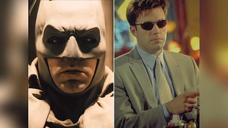 Ben Affleck als Batman von DC (l.) und Marvels Daredevil.