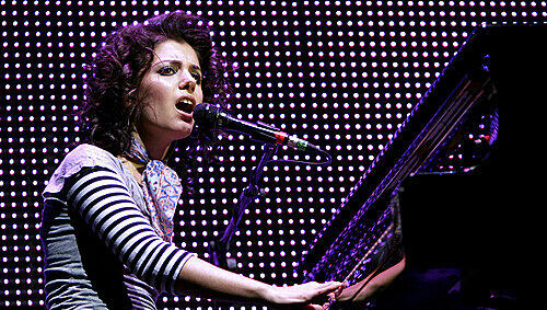 Katie Melua am Piano während ihres Konzerts am 2. April in Genf. Am Donnerstag ist sie in München. Katie Melua am Piano während ihres Konzerts am 2. April in Genf. Am Donnerstag ist sie in München.