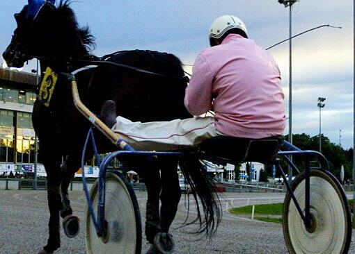 Trabrennsport in Daglfing bei München.