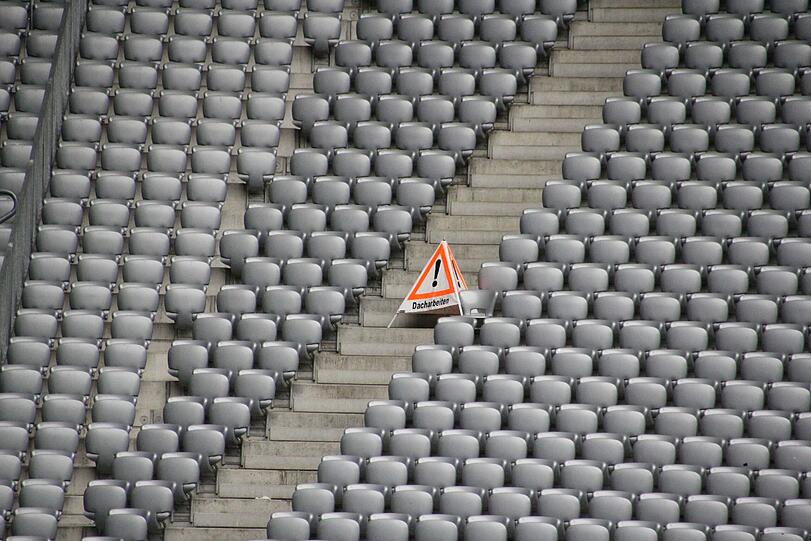 Umbau in der Allianz Arena: Die Bilder