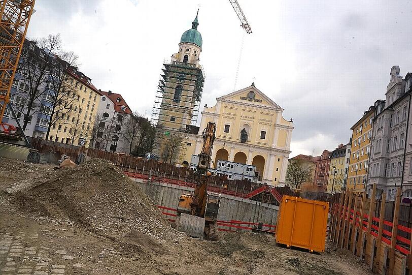Wenn der Josephsplatz einmal fertig ist, wird er zum Anziehunghspunkt im Viertel, glaubt der BA. Deshalb soll auch hier ein Trinkbrunnen her.
