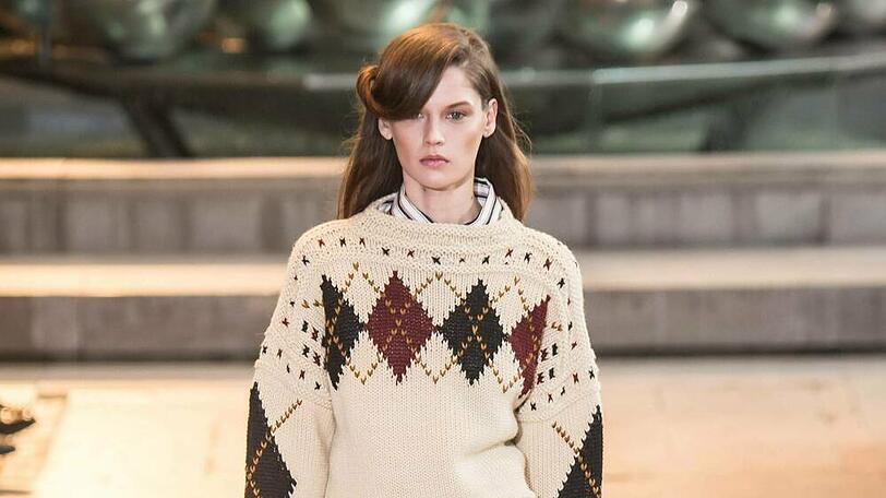 Designerin Isabel Marant setzt auf den Norwegerpullover-Kuschelfaktor