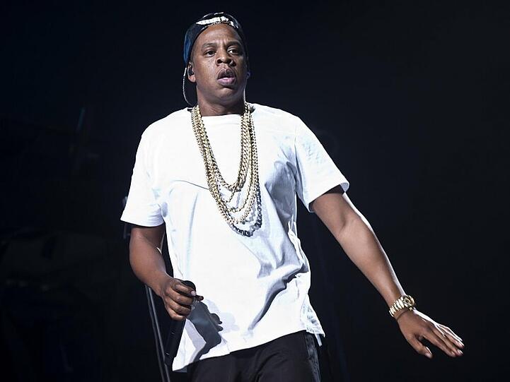 Jay-Z bei einem Auftritt in London