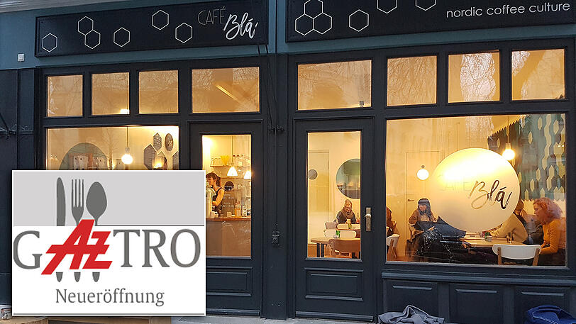 Das Café Blá ist schlicht eingerichtet &ndash; nordisch eben.