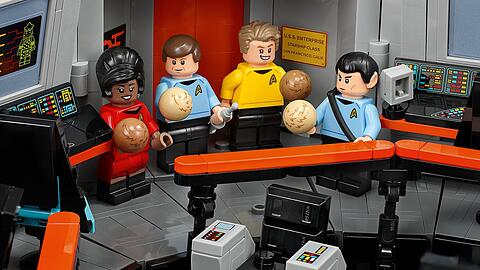 Die Tribbles haben es auch ins neue "Star Trek"-Lego-Set geschafft.