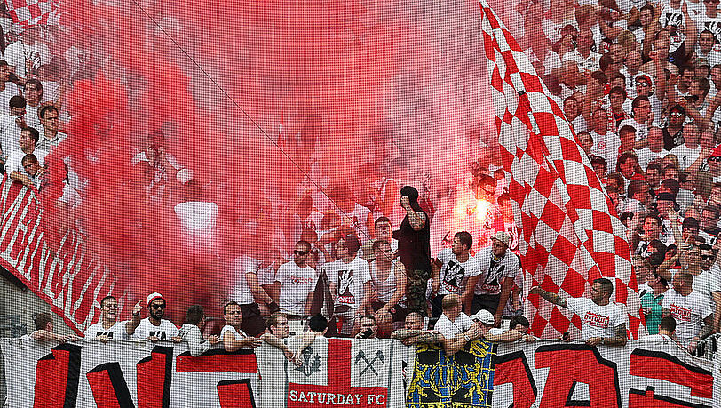 Ultra-Stimmung in Köln. Ultra-Stimmung in Köln.