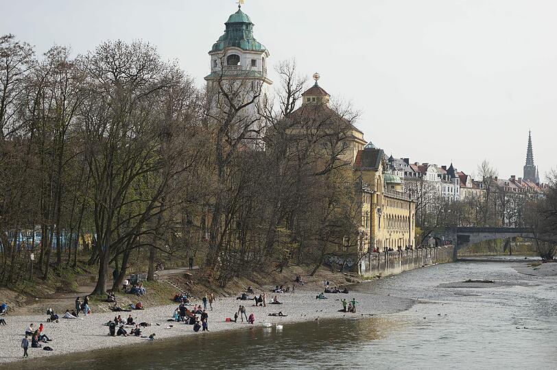 So genießen die Münchner das herrliche Frühlingswetter am Wochenende.